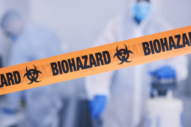 Professional Infectious Disease Decontamination technician working in Wading River, NY